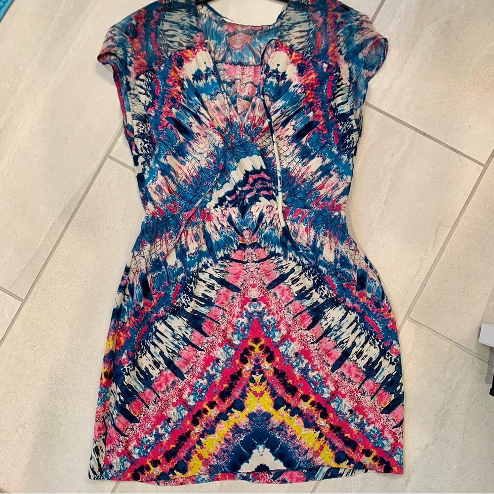 Twelfth Street by Cynthia Vincent Tie Dye Dress Size M